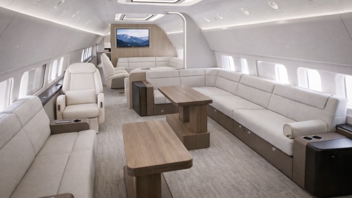 Boeing Business Jet BBJ Jet Interior